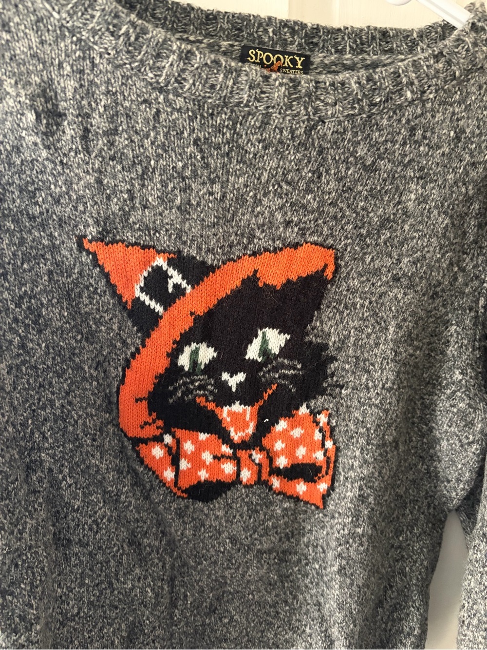 Kiel James Patrick Cat Halloween Sweater - Picture 2 of 5